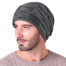OZyc-pasamontañas de punto para hombres y mujeres, gorro cálido de lana, sombrero femenino 2024 - compra barato