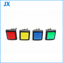 10pcs 33mm Arcade Video Game Red/yellow/blue/green Square Push Button Switch LED Illuminated microswitch button 2024 - купить недорого