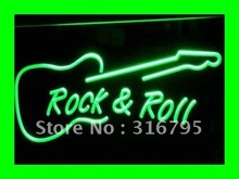 i303 Rock and Roll Guitar Music NEW LED Neon Light Sign On/Off Switch 20+ Colors 5 Sizes 2024 - buy cheap