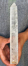 Natural quartz crystal (ultra long) obelisk reiki healing chakra natural stone and mineral Christmas gifts 2024 - buy cheap