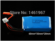 WLToys WL911 WL912 RC лодка запасные части 7,4 v 1200mah батарея 2024 - купить недорого