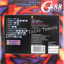 DHS G888  Pips-In Table Tennis / PingPong Rubber With Sponge for PingPong Bat 2024 - buy cheap