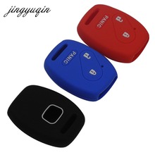 jingyuqin 30pcs 2+ Panic 3 Buttons Remote Key Case Silicone Cover for Honda Accord Civic Pilot Fit Insight Protecor Holder 2024 - buy cheap