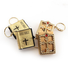 Two Models English Version Mini Religious Christian HOLY Bible Keychain Key Holder Women Bag Charm Gift Souvenirs 2024 - buy cheap