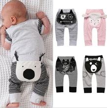 Cute Animal Newborn Baby Boy Girl Pant 0-4Year Infant Long Pants Baby Trouser Bottoms Toddler Kids Clothes Children Overalls 2024 - buy cheap