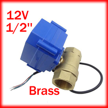 1/2'' Brass Micro Electric Ball Valve 12V Voltage CWX-15Q,2 way Motor Operated Ball Valve DN15 2024 - buy cheap