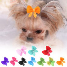 Misterolina 10PCS/LOT Dog Bows Hairpin Hair Clips Pet Hair Accessories Puppy Dogs Cats Cute Grooming Headwear Pets Acessorios 2024 - buy cheap