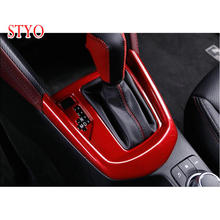 Styo-moldura para câmbio de autos, acabamento fosco, para interior automotivo, modelos lhd mazda1, m2, 2, 0x3, 2017 a 2018 2024 - compre barato