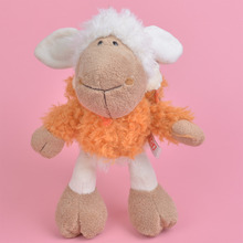 Muñeco de peluche de 35cm de tela naranja para niños, muñeco de peluche original de oveja, regalo de Navidad 2024 - compra barato