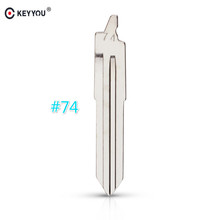 KEYYOU Metal Blank Uncut Flip KD Remote Key Blade Type #74 for Pentium B50 Original NO. 74 Blade 2024 - buy cheap