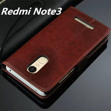 Чехол-книжка Fundas Redmi Note 3 для Xiaomi Redmi Note 3 Pro Prime, Магнитный кожаный чехол (только для стандартной модели 150 мм) 2024 - купить недорого