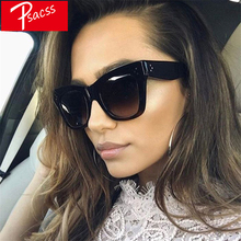 Psacss 2019 Vintage Square Sunglasses Women Fashion Sun Glasses Women's Brand Designer UV400 Gradient Mirror gafas de sol mujer 2024 - buy cheap