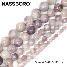 Натуральные фиолетовые бусины spoduмоль/Kunzite для самостоятельного изготовления ожерелий и браслетов, незакрепленные бусины для изготовления ювелирных изделий, нитка 15 дюймов, оптовая продажа 2024 - купить недорого