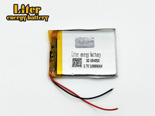 Batería recargable li-po de polímero de litio, 3,7 V, 1600mAh, 604050, celdas de litio para juguetes MP3, MP4, MP5, Banco de alimentación de GPS, altavoz, tableta DIY 2024 - compra barato