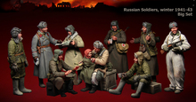 1/35 Resin Figure Model Kit Russian Soldiers winter Ten Figures Unassembled unpainted  130-1 2024 - buy cheap