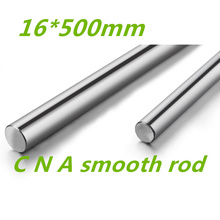 3D printer rod shaft WCS 16mm linear shaft L500mm chrome plated linear motion rail round rod shaft CNC parts SFC16 2024 - buy cheap