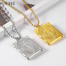 OUFEI Stainless Steel Jewelry Woman Photo Frame Necklace & Pendants Fashion Jewelry Accessories Mass Effect Free Shipping 2024 - buy cheap