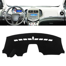 Car Dashboard Dash Cover Mat Pad Sun Shade Instrument Carpet Accessories For Chevy Chevrolet Aveo Sonic 2012 2013 2014 2015 2016 2024 - buy cheap