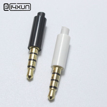 2pcs 3.5mm 4 pole Stereo Plug Gold-plated Repair Headphone Male Plugs with Tail Headset Connector for Phone Ipad MP4 MP5 2024 - buy cheap