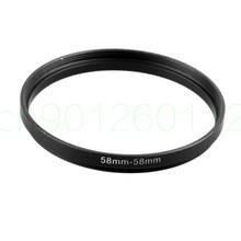 Adaptador para filtro de anel, 58mm-58mm a 58mm 58- 58mm adaptador para filtros lente capuz lente 2024 - compre barato
