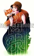 Full,5D,DIY,Diamond Painting,Beauty,Fox & woman,Diamond Embroidery,Needlework,Rhinestones,Mosaic,Cross Stitch,Decoration,Crafts 2024 - buy cheap