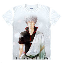 GINTAMA T-Shirt Sadaharu Shirt men's 3D print T-shirts Anime Tees Lovely cute Short Sleeve Mens T-Shirts anime cosplay comic a 2024 - buy cheap