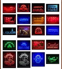 8 Colors 7 Different Sizes Remote Control Color Design Your Own LED Neon Sign Custom Neon Sign LED Signs Edge Bar Dropshipping 2024 - buy cheap
