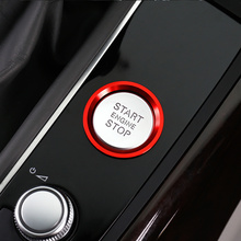 Car Styling Key Start Button Decorative Frame Cover Trim metal sticker For Audi A4 B9 A6 C7 Q7 A7 A8 Interior Auto Accessories 2024 - buy cheap