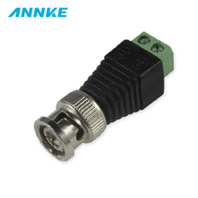 Hot 10 Pcs Coaxial Coax CAT5 BNC Male Connector for Annke Coaxial CCTV Camera home security system 2024 - buy cheap