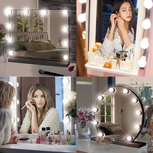Makeup Mirror Vanity LED Light Bulbs Kit USB Charging Port Hollywood Style LED Vanity Mirror Lights Kit for Makeup Dressing Tabl 2024 - buy cheap