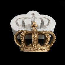 minsunbak 3D Crown shape fondant mold  DIY cake decoration silicone mold  Aromatherapy plaster 2024 - buy cheap
