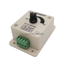 LED Dimmer Switch DC 12V 24V 8A Brightness Adjustable LED Strip Driver Controller for 5050 2835 3014 5630 Single Color LED Strip 2024 - buy cheap