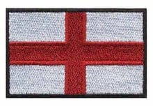 Embroidery Flag of England 3" wide Free shipping/Patches/Applique Fabric/Custom Embroidery Patch 2024 - buy cheap