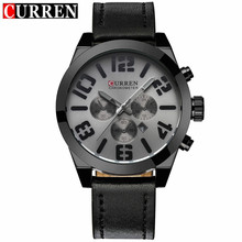 CURREN Brand Luxury 2020 Sport  Men Watches Quartz Reloj Fashion Watch For Men Casual Leather Strap Clock Male Watches Xfcs 2024 - buy cheap