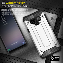 Чехол для Samsung Galaxy Note 9, Роскошный Жесткий армированный Прочный ПК + ТПУ Гибридный защитный чехол-накладка для samsung note 9, чехол для телефона 2024 - купить недорого