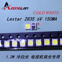 LEXTAR-luces LED de retroiluminación para reparación de TV, 1000 piezas, 2835, 3528, 1210, 6V, 2W, SMD, blanco frío, LCD 2024 - compra barato