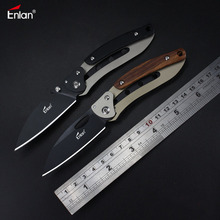 Enlan-cuchillo plegable M030, hoja 8Cr13Mov, supervivencia al aire libre, Campamento, Mini Pokemon, llavero con cuchillo de cocina, herramienta EDC 2024 - compra barato