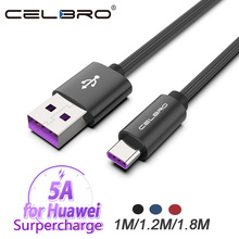 Mobile Phone Charger Cable Cabel Super Charge 5A For Huawei P40 P30 Pro Mate XS 20 Lite Samsung Usb Type C Fast Charge Data Cord 2024 - buy cheap