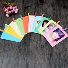 10pc /2 m Rope 5/6/7 Inch Combination Paper Photo Frame with Clip Photo Photo Frame DIY Wall Hanging Photo Album Decoration 2024 - buy cheap