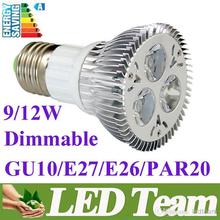 9W 12W Par20 E26/E27/GU10 Led Spotlight 60 Beam Angle Input AC90-260V Nature White Warm/Cool White +3Years Warranty CE&ROHS UL 2024 - buy cheap