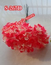 Wholesale--144 bunches=864 Glitter paper flower-- mini glitter paper carnation,FREE SHIPPING BY EMS 2024 - buy cheap