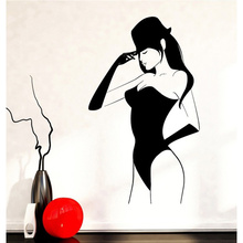 Calcomanía desnuda Sexy para chica, póster de vinilo, calcomanías de pared, decoración de pared, Mural, Pegatina Sexy para chica 2024 - compra barato