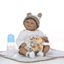 Muñeca de bebé realista de silicona para niñas, bebé recién nacido educativo de juguete, regalo de Navidad, gran oferta 2024 - compra barato