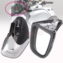 1 par de espelhos retrovisores cromados para motocicleta, conjunto esquerda e direita para bmw k1200 lt k1200m 1999 1998-2006 06 07 08 2024 - compre barato