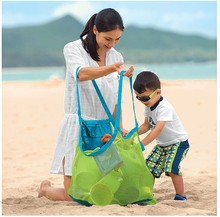 Детская пляжная сумка из сетки с песком, детские пляжные игрушки, пляжная/Песочная игрушка, сумка, детская игра с песком, игрушки для пляжа, инструменты 2024 - купить недорого