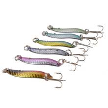 30pcs/Set Metal Spinners Spoon Bait Fishing Baits with Treble Hooks Pike Salmon Bass Fish Lures Bait Kit 2024 - buy cheap