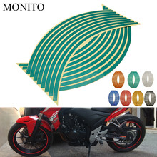 Adhesivo para rueda de motocicleta, calcomanías reflectantes para Motocross, cinta de llanta para BMW S1000R S1000RR Buell 1125CR 1125R M2 XB12R, 2019 2024 - compra barato