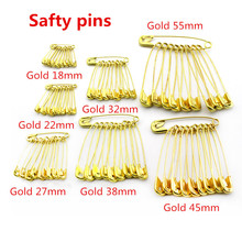 1000pcs Safty Pins for Garment Tags Strings/Cords Use DIY Clothes Accessories Gold/Silver/Black Small Safty Pins Lenth 18mm/22mm 2024 - buy cheap