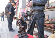 Song voge-GEMA S1093 de 16 pulgadas, estatua de Dios, el budismo chino, bronce rojo, SunWuKong, Rey Mono 2024 - compra barato
