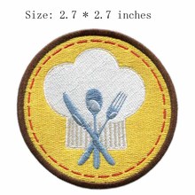 knife and fork 2.7"wide embroidery  for holiday/travel/delicious 2024 - buy cheap